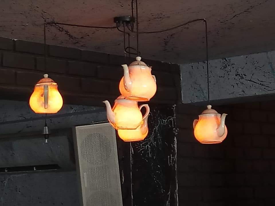 Interesting venue with interesting lighting